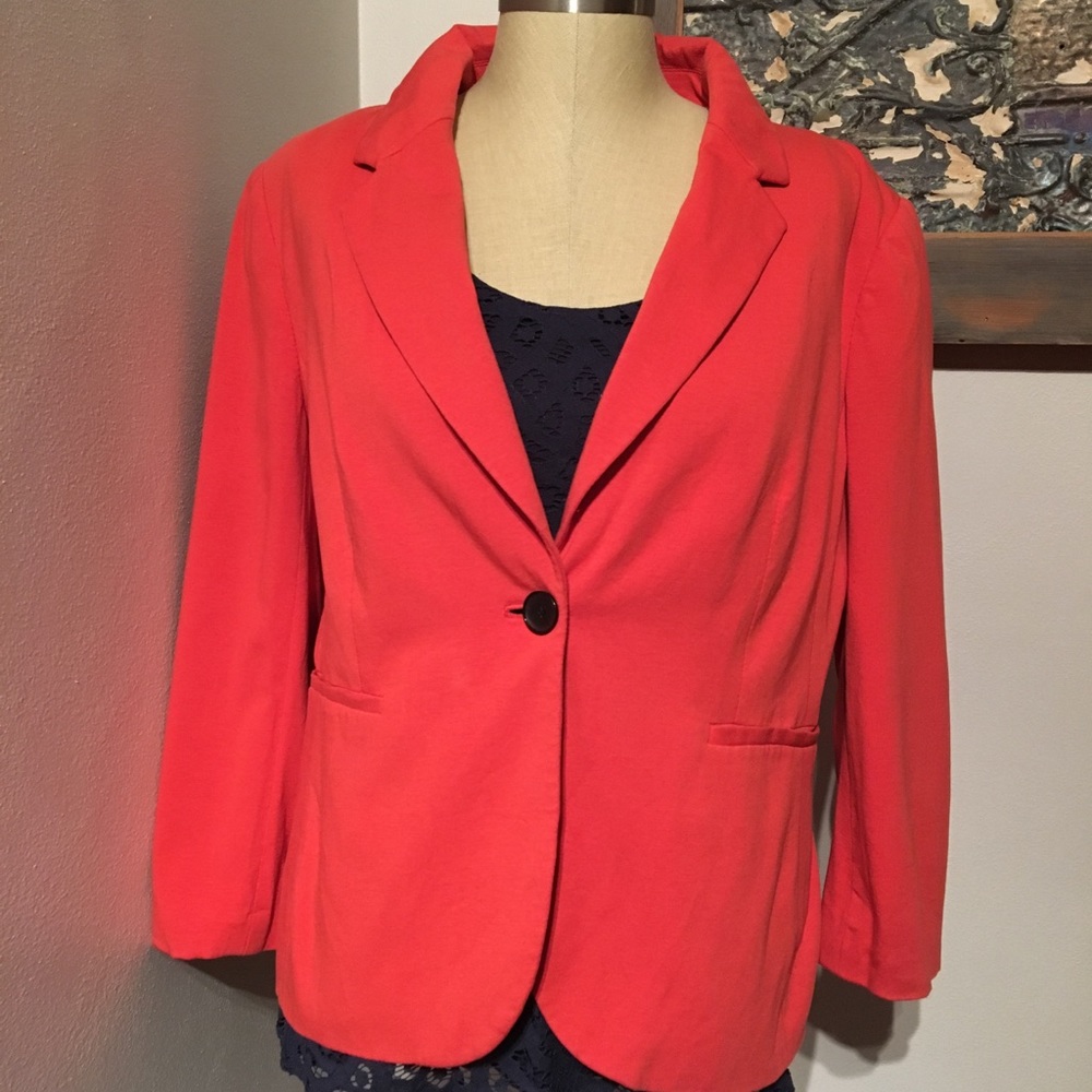 The Limited (Outback Red) Cotton Blazer 3/4 sleeve